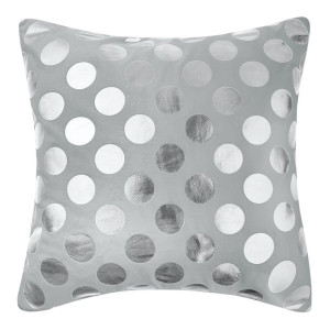 szara poszewka dekoracyjna 45x45 dots