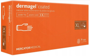 Rękawiczki lateksowe Dermagel Coated rozmiar XL