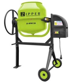 Betoniarka mieszalnik żeliwny wieniec 130l 230V ZIPPER ZI-BTM130