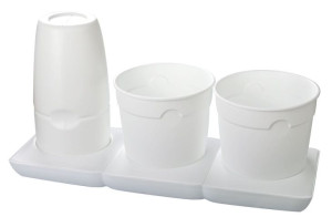 Kwietnik Minigarden Basic M +Pots - biały