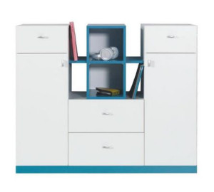 Komoda Szeroka Szafki Młodzieżowa Biel M10 120cm