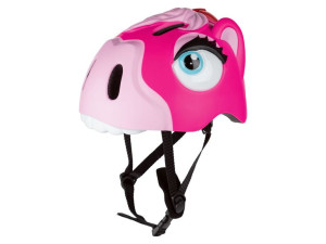Kask Rowerowy Dziecięcy 3d Crazy Safety Z Lampką Led