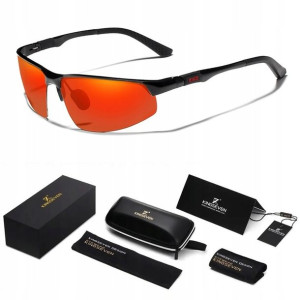 okulary przeciwsłoneczne KINGSEVEN N9121 Black Red