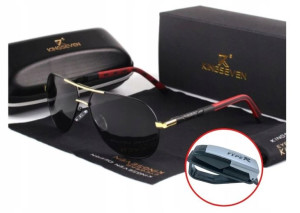 okulary przeciwsłoneczne KINGSEVEN K725 gold