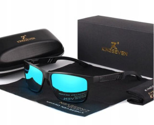 okulary przeciwsłoneczne KINGSEVEN Blue Black 7180