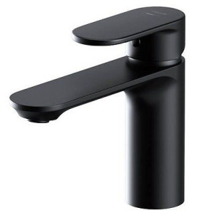 Bateria umywalkowa sztorcowa niska Crea czarna S951-331