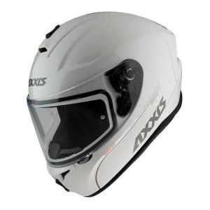 Kask integralny AXXIS DRAKEN S SOLID WHITE GRATISY