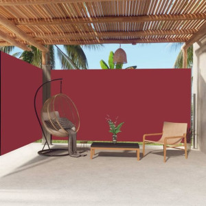 Lumarko Zwijana markiza boczna, czerwona, 200 x 600 cm
