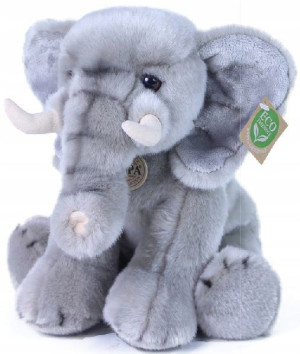 Maskotka Słoń Realisyczny Słonik Elephant Eco 27cm
