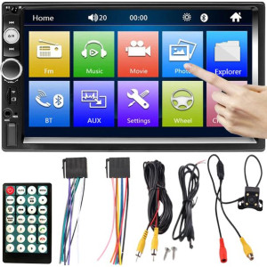 Radio Samochodowe Bluetooth 2din Usb Dotyk