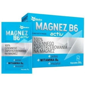 Magnez B6 Activ saszetki 10 g (21 szt.)