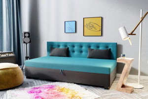 Tapczan jednoosobowy młodzieżowy Kaja 100 cm