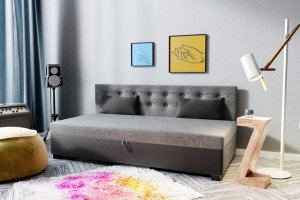 Tapczan jednoosobowy młodzieżowy Kaja 90 cm