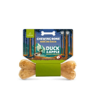 Pokusa Chewing bone DUCK & APPLE 17cm kość do żucia z kaczką