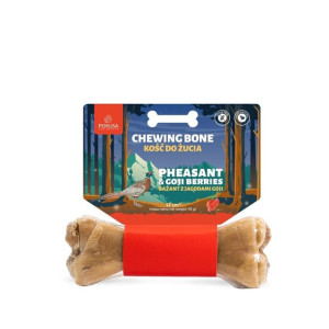 Pokusa Chewing bone Pheasant & Goji Berries 12cm kość do żucia z bażantem