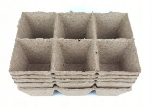 Doniczki Torfowe 80x80x75mm BIO EKO JIFFY 30 sztuk