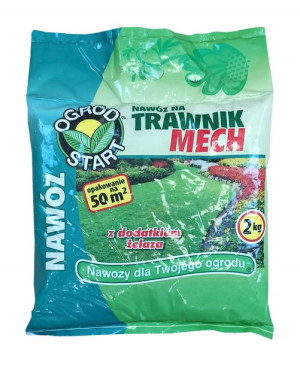 Nawóz Granulat z Żelazem do Trawnika na Mech 2kg