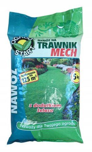 Nawóz Granulat z Żelazem do Trawnika na Mech 5kg