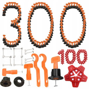 300x System Poziomowania Płytek Klipsy V.2 + Klucz