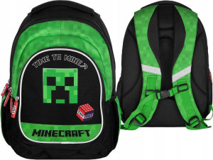 ASTRA Plecak Szkolny 3-komorowy MINECRAFT STEVE