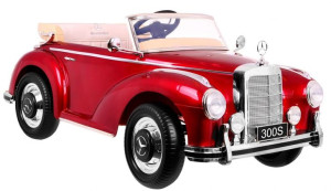 pojazd na akumulator Mercedes Benz 300S Retro + pilot + panel AUDIO