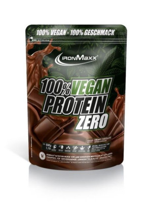 100% Vegan Protein Zero- Białko wegańskie 500g Czekolada