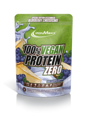 100% Vegan Protein Zero- Białko wegańskie 500g Sernik jagodowy