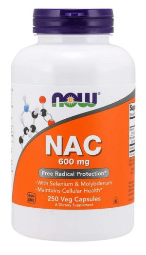 NAC - N-Acetylo-L-Cysteina 600 mg (250 kaps.)