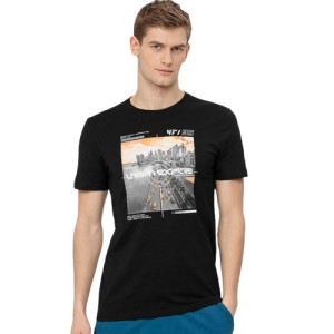 T-shirt męski 4F H4L22 -TSM011 czarny