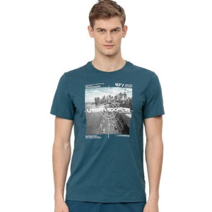 T-shirt męski 4F H4L22 -TSM011 morska zieleń