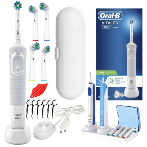 Szczoteczka Elektryczna Oral-b Vitality + Dodatki