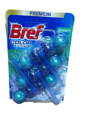 Bref Color Ative Zawieszka do WC Eucaliptus 3x50g