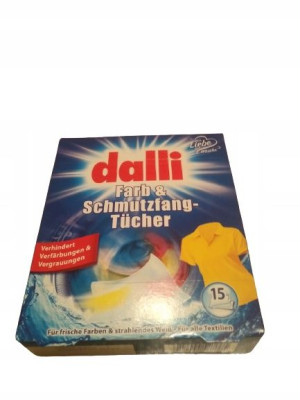Dali chusteczki wyłapujące kolor 15 szt NIEMIECKIE