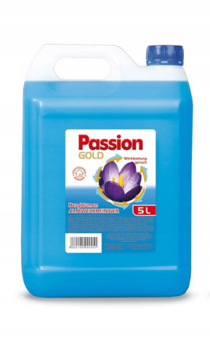Niemiecki Płyn Do Podłóg Passion Gold 5l Niebieski