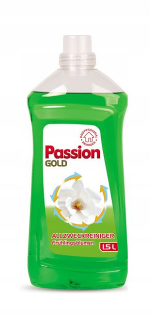 Niemiecki Płyn Do Podłóg Passion Gold 1,5l Zielony