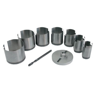 Otwornica 1" 26-63mm, hartowane zęby - 7 części