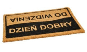 Wcieraczka pod drzwi wejściowe Dzień Dobry 40x60