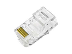 Wtyk komputerowy Lechpol TEL0004-1.1 LX9130 8/8 RJ45  8P8C drut