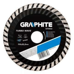 Tarcza diamentowa 115 x 22.2 mm turbo wave 57H632