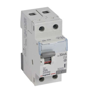 Wyłącznik różnicowoprądowy Legrand  2P 25A 0,03A typ AC P302 TX3