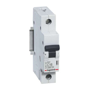 Wyłącznik nadprądowy Legrand 419202 1P C 16A 6kA AC RX3 S301