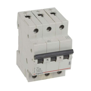 Wyłącznik nadprądowy Legrand 419237 3P C 25A 6kA AC S303 RX3
