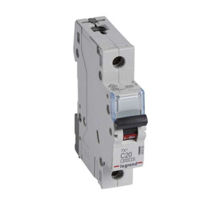 Wyłącznik nadprądowy Legrand 403435 1P C 20A 6kA AC S301 TX3