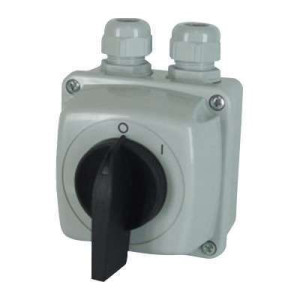 Łącznik krzywkowy Elektromet 0-1 3P 16A IP44 Łuk 16-13 w obudowie 921613