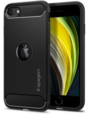 Spigen Rugged Armor do iPhone SE 2020 / 2022 black