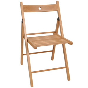 TERJE Jasnobrązowe składane krzesło IKEA