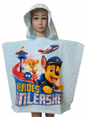 PSI PATROL Ręcznik kąpielowy z kapturem PONCHO