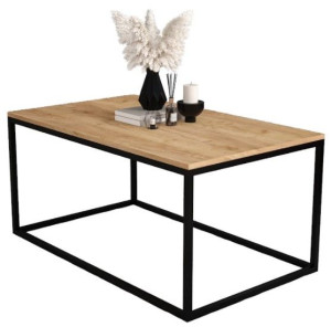 Stolik kawowy ława PORTO 100x60 metalowe nogi