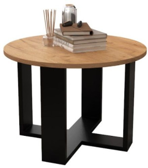 Stolik kawowy ława okrągła KOBI 60 cm