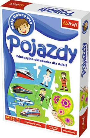 POJAZDY Gra planszowa edukacyjna Mały Odkrywca